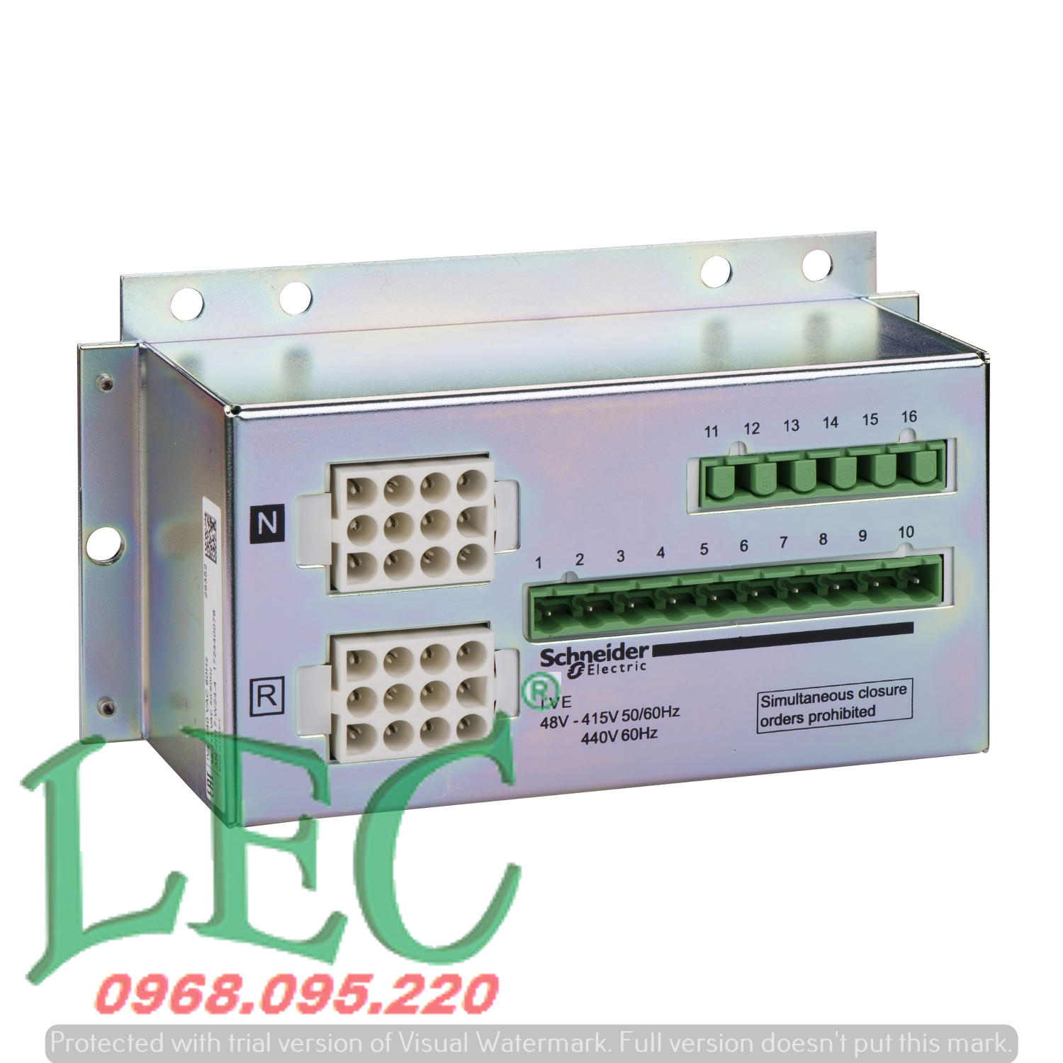 Khóa liên động điện IVE, 48 VAC-440 VAC 60 Hz