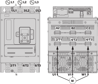 Kết nối nguồn động lực ATS480