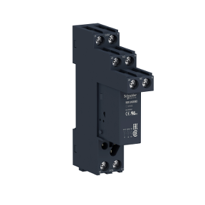 Interface plug-in relay - Zelio RSB - 2 C/O - 24 V DC - 8 A - with socket  RSB2A080BDS