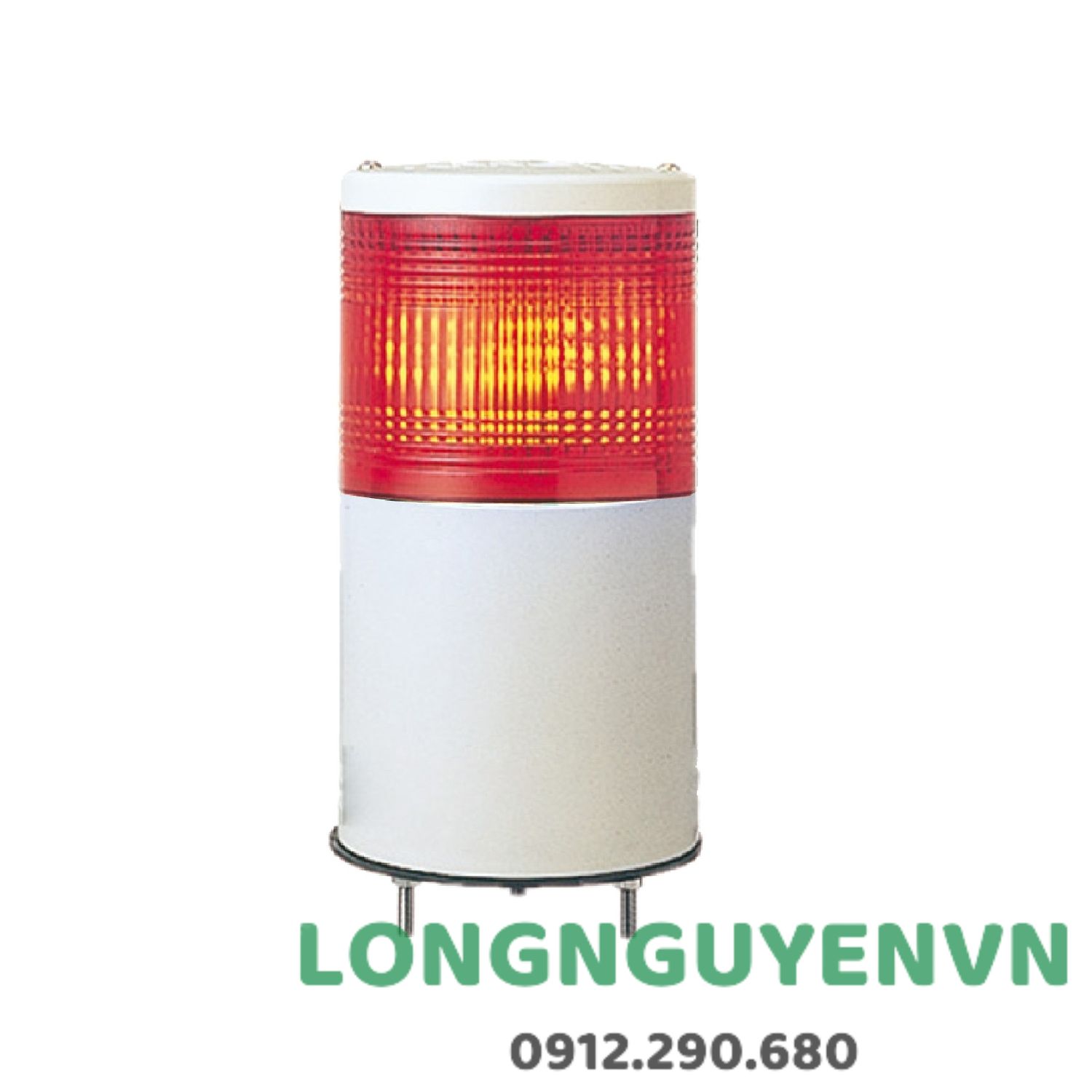 Đèn tháp nhựa, màu đỏ, Ø60, IP54, 24 V AC / DC