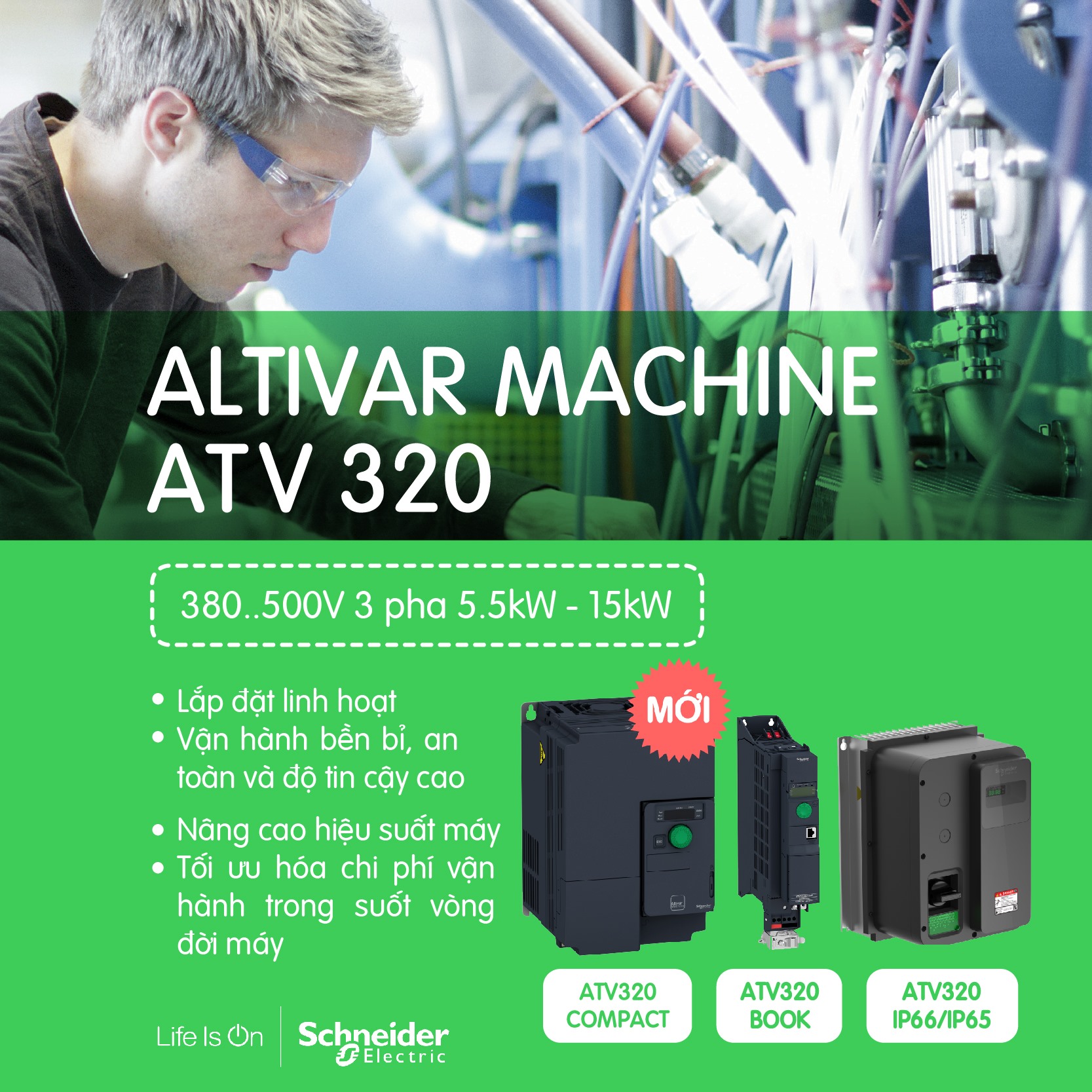Download Cataloge và Tài liệu Biến tần Schneider ATV320