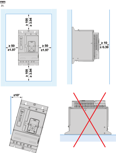 Vị trí lắp đặt ATS480